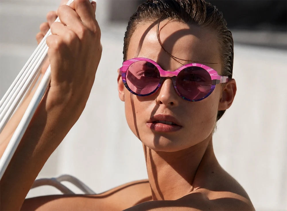 Bold Round Fashion Sunglasses