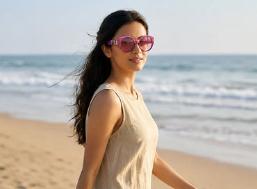 Bold Round Fashion Sunglasses