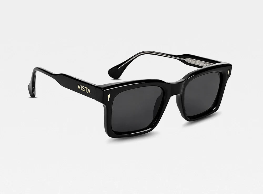 Classic Black Square Sunglasses