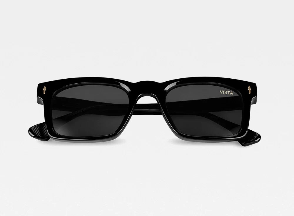 Classic Black Square Sunglasses