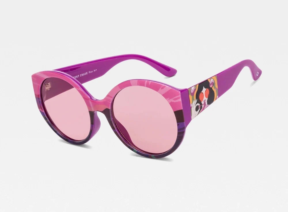 Bold Round Fashion Sunglasses