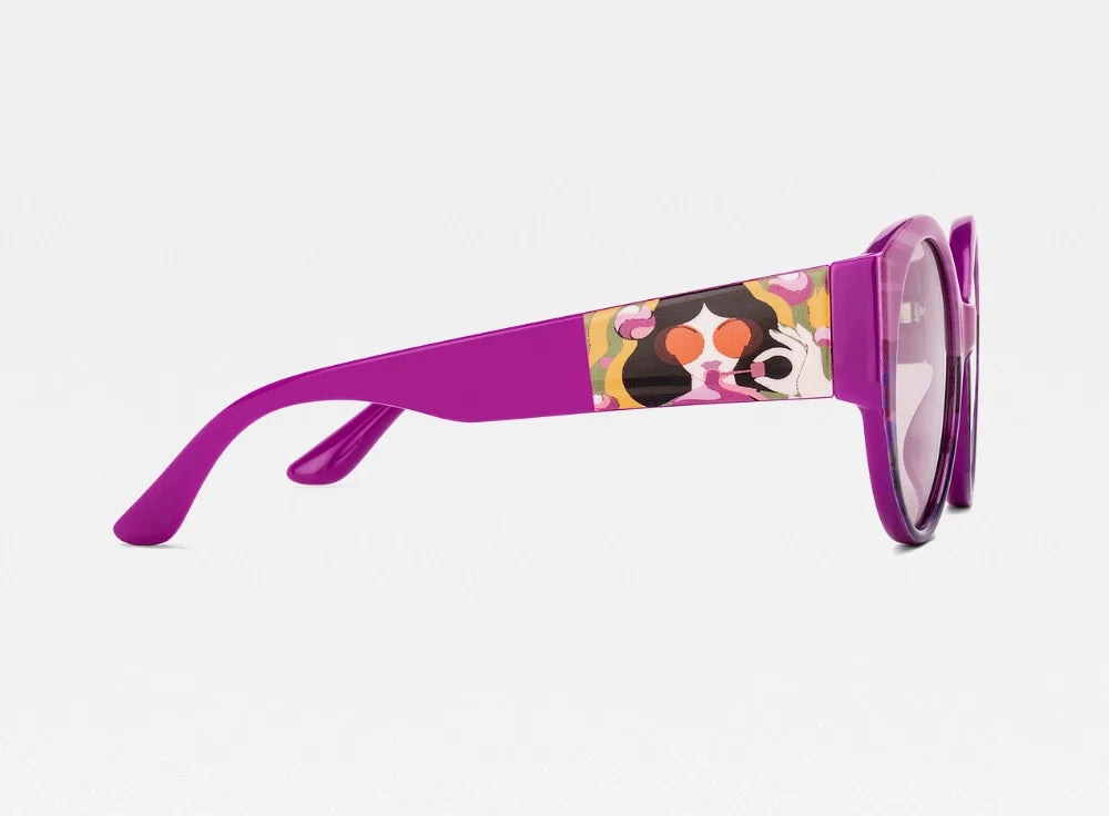 Bold Round Fashion Sunglasses
