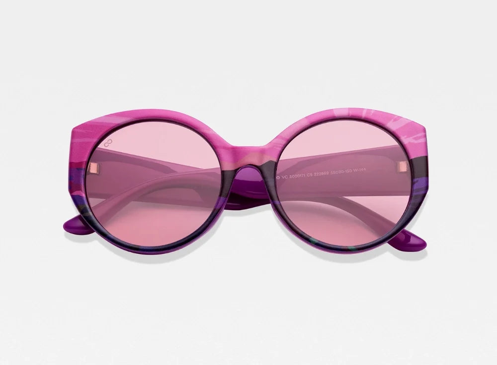 Bold Round Fashion Sunglasses